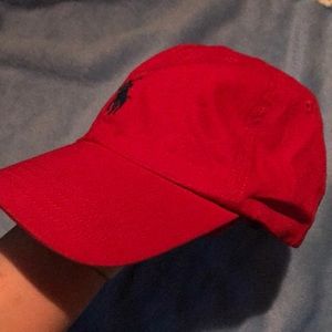 Red Polo cap